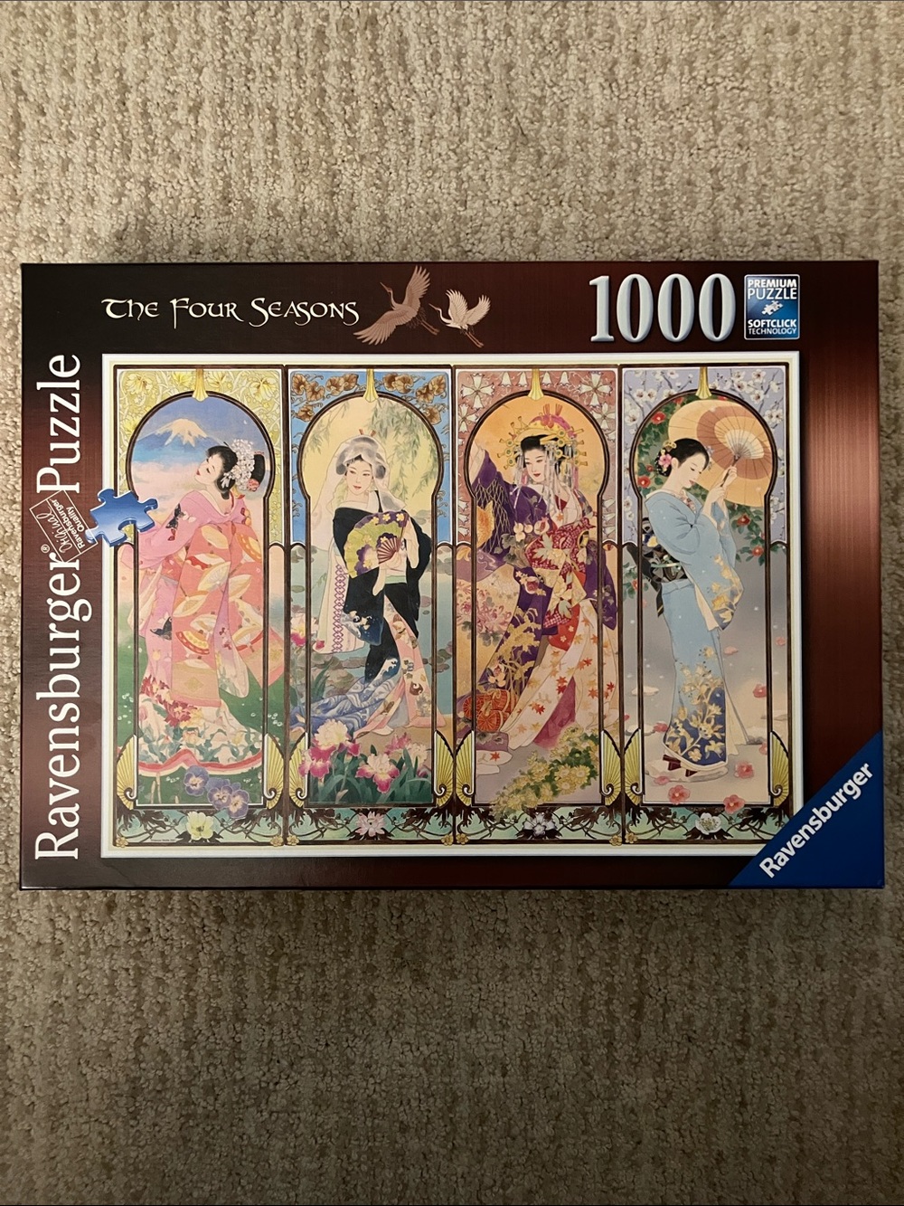 🧩Complete🧩 Ravensburger ‘The Four Seasons’ 1000 piece puzzle